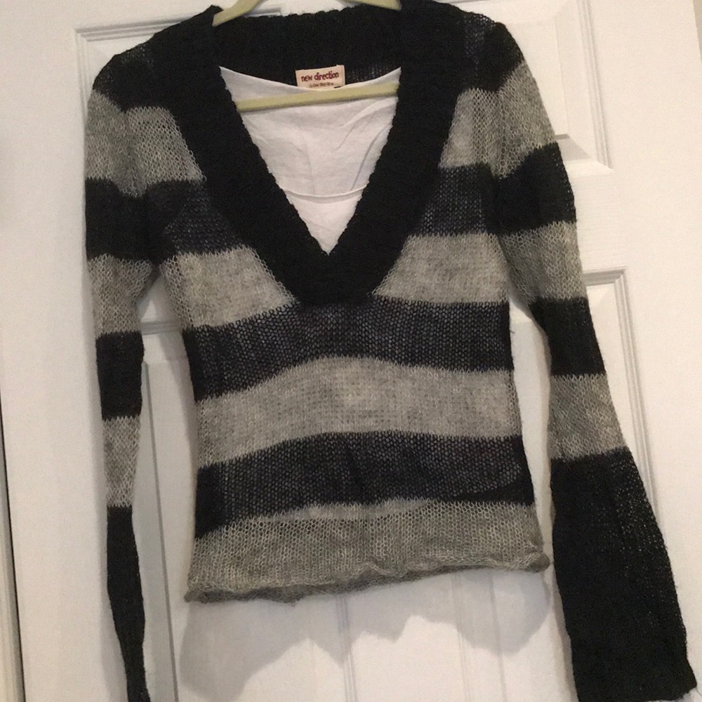😍❣️Black & Gray Sexy Holes Sweater❣️😍